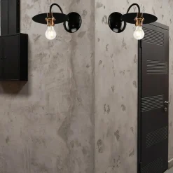 Kinkiet industrialny czarny ALICE