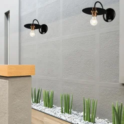 Kinkiet industrialny czarny ALICE