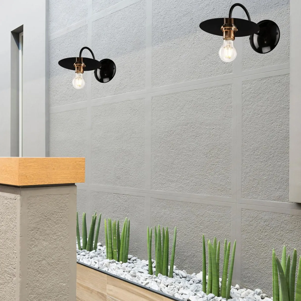 Kinkiet industrialny czarny ALICE