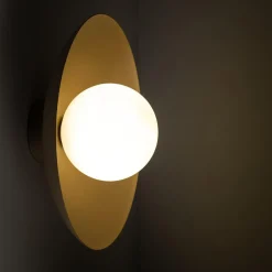 Kinkiet jasny brąz SLATE SABIA GLASS