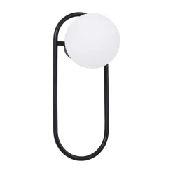 Kinkiet kula czarny FINESTRA