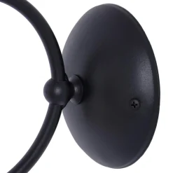 Kinkiet kula czarny FLORO