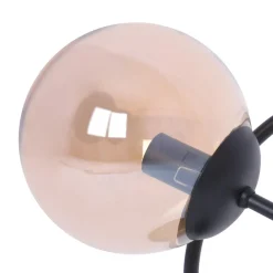 Kinkiet kula czarny FLORO