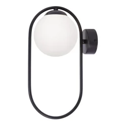 Kinkiet kula czarny PARVA