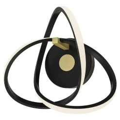 Kinkiet LED INDIGO czarno-złoty INDIGO