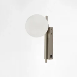 Kinkiet LED kulisty klosz NEBULA