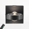 Kinkiet LED RGB Wi-Fi czarny Q-MIA z pilotem
