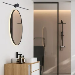 Kinkiet LED 8W czarny CAMARA