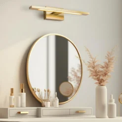 Kinkiet LED złoty ARBI 30 cm