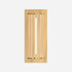 Kinkiet LED złoty CALLY z pilotem