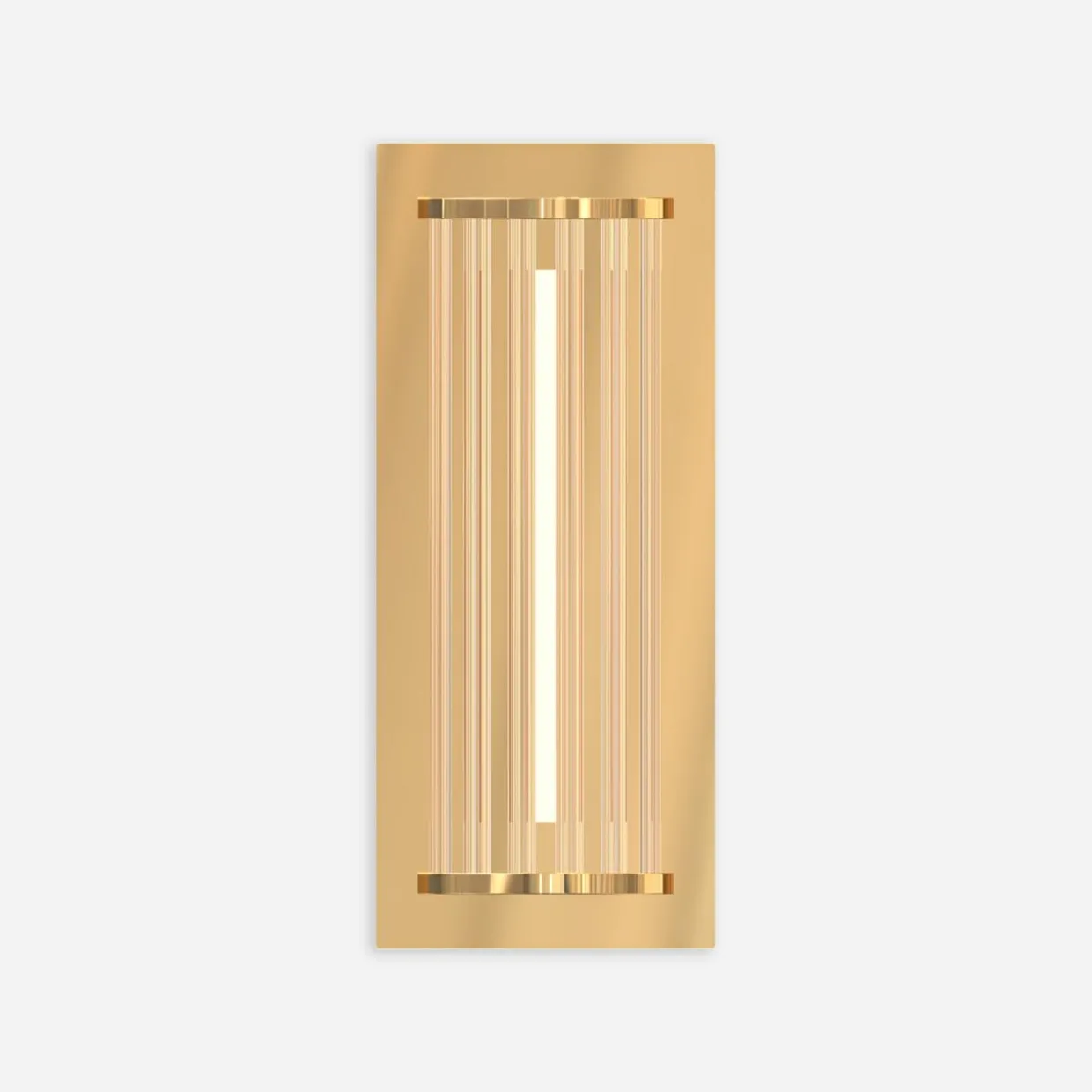 Kinkiet LED złoty CALLY z pilotem