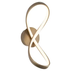 Kinkiet LED złoty FERMI