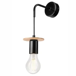 Kinkiet loft czarny ANGELINA