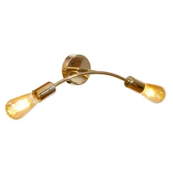 Kinkiet loftowy złoty KORTE