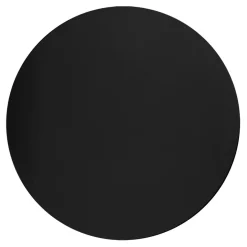 Kinkiet minimalistyczny okrągły czarny LUNA NEW 40 cm