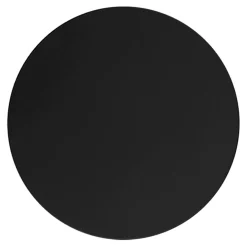 Kinkiet minimalistyczny okrągły czarny LUNA NEW 30 cm