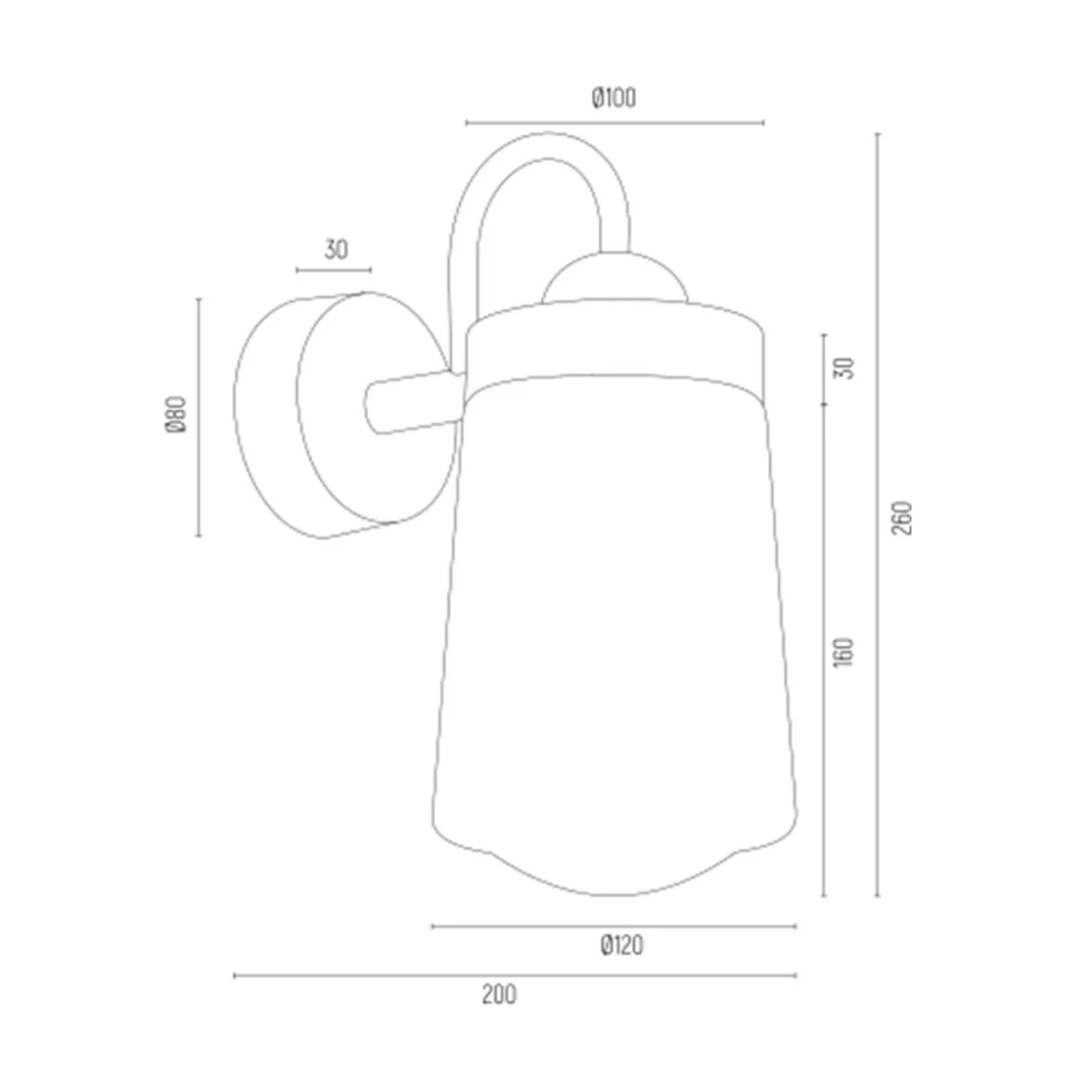 Kinkiet mosiądz PASADENA
