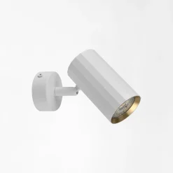 Kinkiet NICEA 1 spot biały złoty