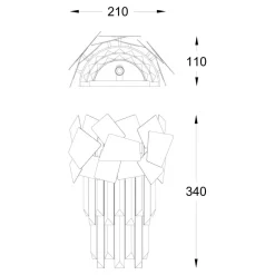 Kinkiet QUASAR W0506-02A-B5E3