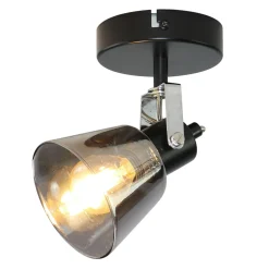 Kinkiet reflektor czarny ORO TRINGA