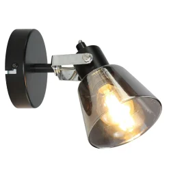 Kinkiet reflektor czarny ORO TRINGA