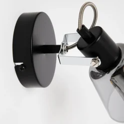 Kinkiet reflektor czarny ORO TRINGA