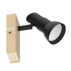 Kinkiet reflektor czarny TRIEST