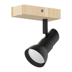 Kinkiet reflektor czarny TRIEST