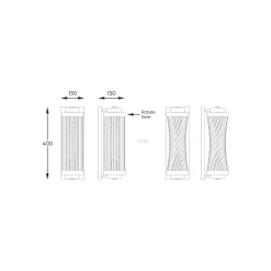 Kinkiet SERGIO ZŁOTY W0528-02N-V6AC