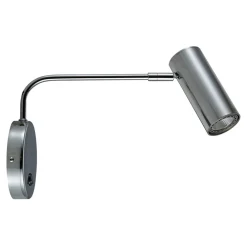 Kinkiet spot regulowane ramię chrom TUBO