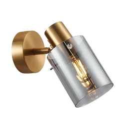 Kinkiet spot regulowany złoty SARDO