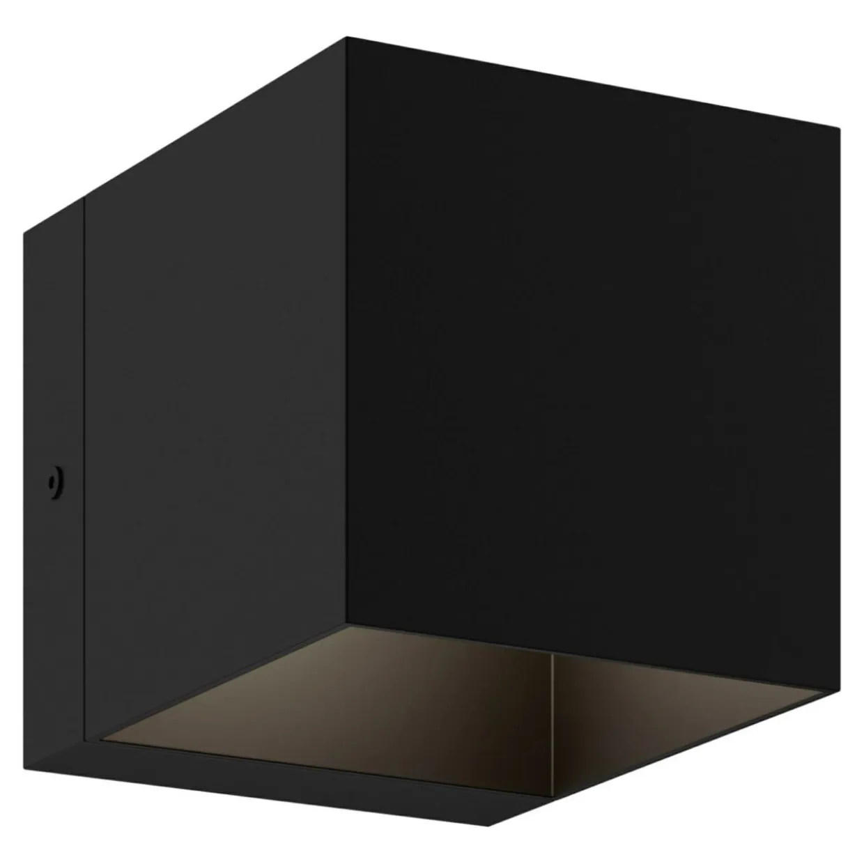 Kinkiet sześcian czarny TRANSFER WL