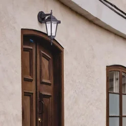 Kinkiet zewnętrzny outdoor klasyczny czarny STANDARD DOWN