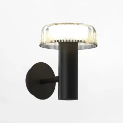 Kinkiet zewnętrzny solarny czarny BLUET