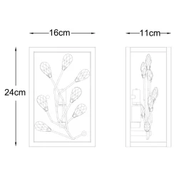Kinkiet złoty SPRING