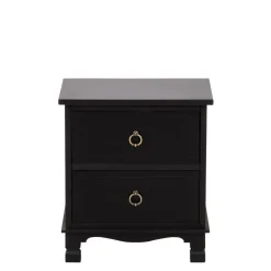 Klasyczna szafka nocna czarna CLESS