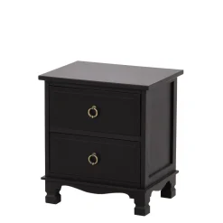 Klasyczna szafka nocna czarna CLESS