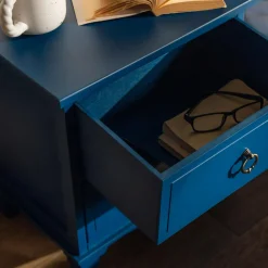 Klasyczna szafka nocna niebieska CLESS