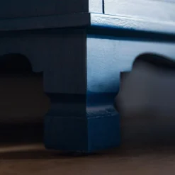 Klasyczna szafka nocna niebieska CLESS