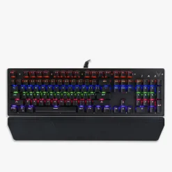 Klawiatura gamingowa metalowa czarna z podświetleniem LED VMK3BK11 VARR