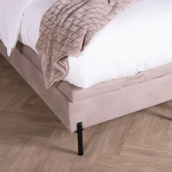 Łóżko beżowe DONNA DUO SOFT 140 cm