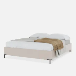 Łóżko bez wezgłowia ze stależem i pojemnikiem CREMONA 160x200 cm