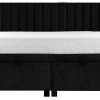 Łóżko czarne MONA VERTICAL 140 cm