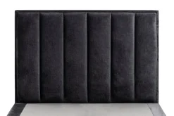 Łóżko czarne MONA VERTICAL 160 cm