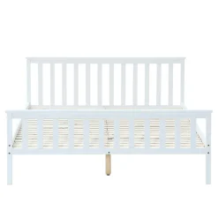 Łóżko drewniane ze stelażem CAMALENTO 160x200