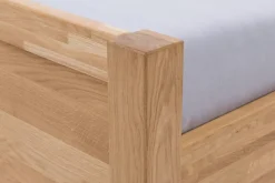 Łóżko drewniane ze stelażem LIMEA 140x200 cm