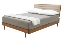 Łóżko drewniane ze stelażem SATTA 160x200 cm