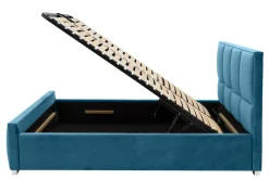 Łóżko FABRIZZIO SQUERE P 160x200, ze stelażem, z pojemnikiem