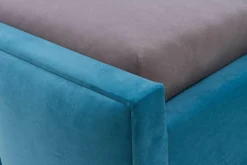 Łóżko FABRIZZIO SQUERE P 160x200, ze stelażem, z pojemnikiem