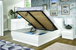 Łóżko IRMA IM16 160 z pojemnikiem, ze stelażem